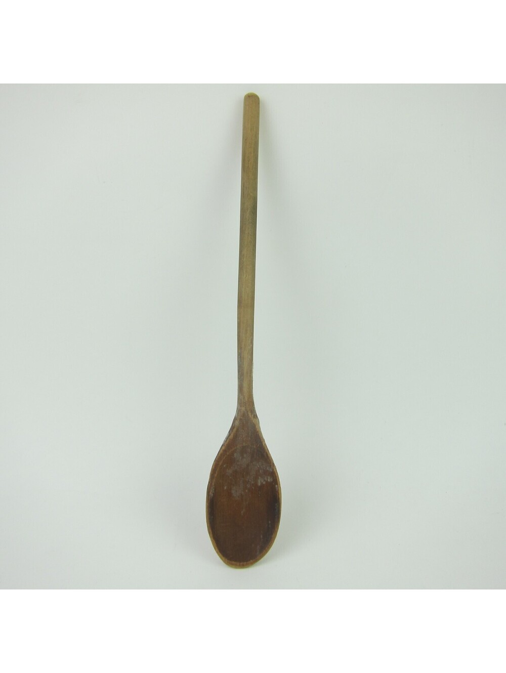 Antique Primitive Wood Spoon Long Handle 14" Farmhouse Rustic Kitchen Decor